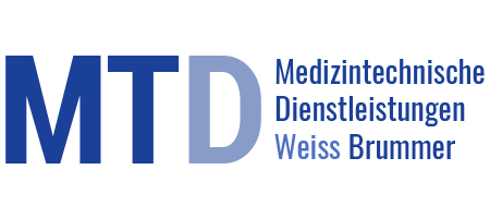 Logo - MTD Medizintechnische Dienstleistungen Weiss Brummer